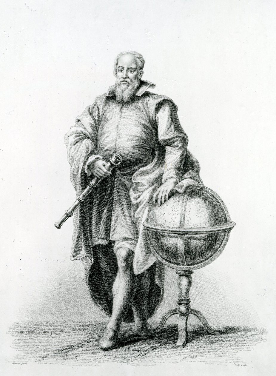 Portret Galileusza Galilei (1564-1642), 1815 autorstwa Giovanni Battista Cipriani