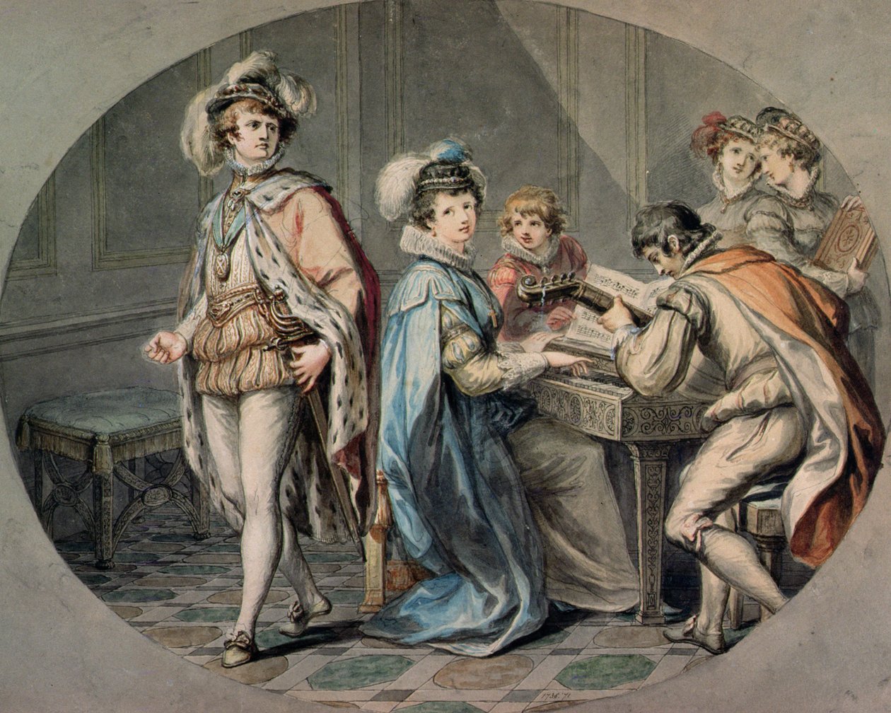 Zazdrość Darnleya autorstwa Giovanni Battista Cipriani