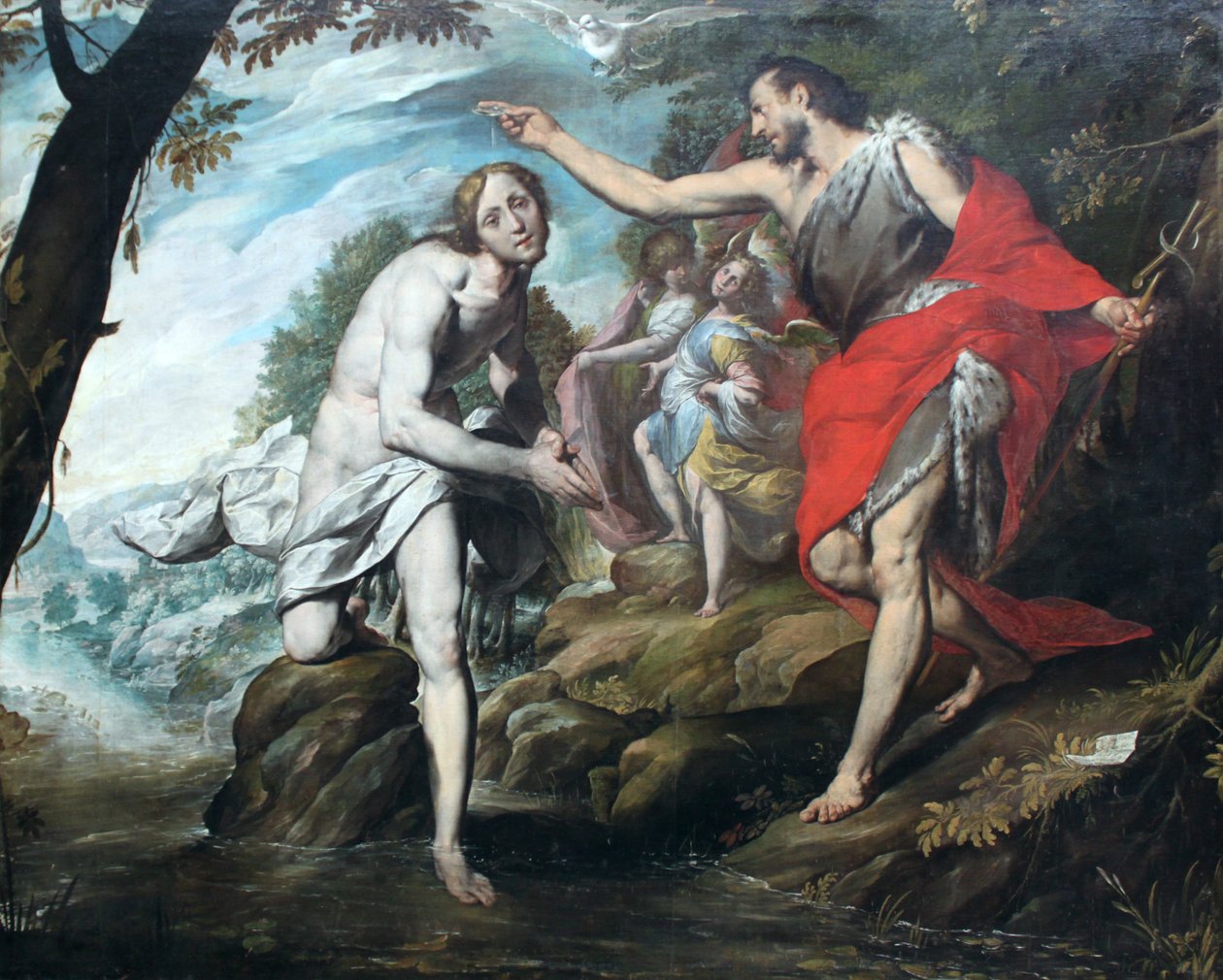 Chrzest Jezusa Chrystusa autorstwa Giovanni Battista Crespi