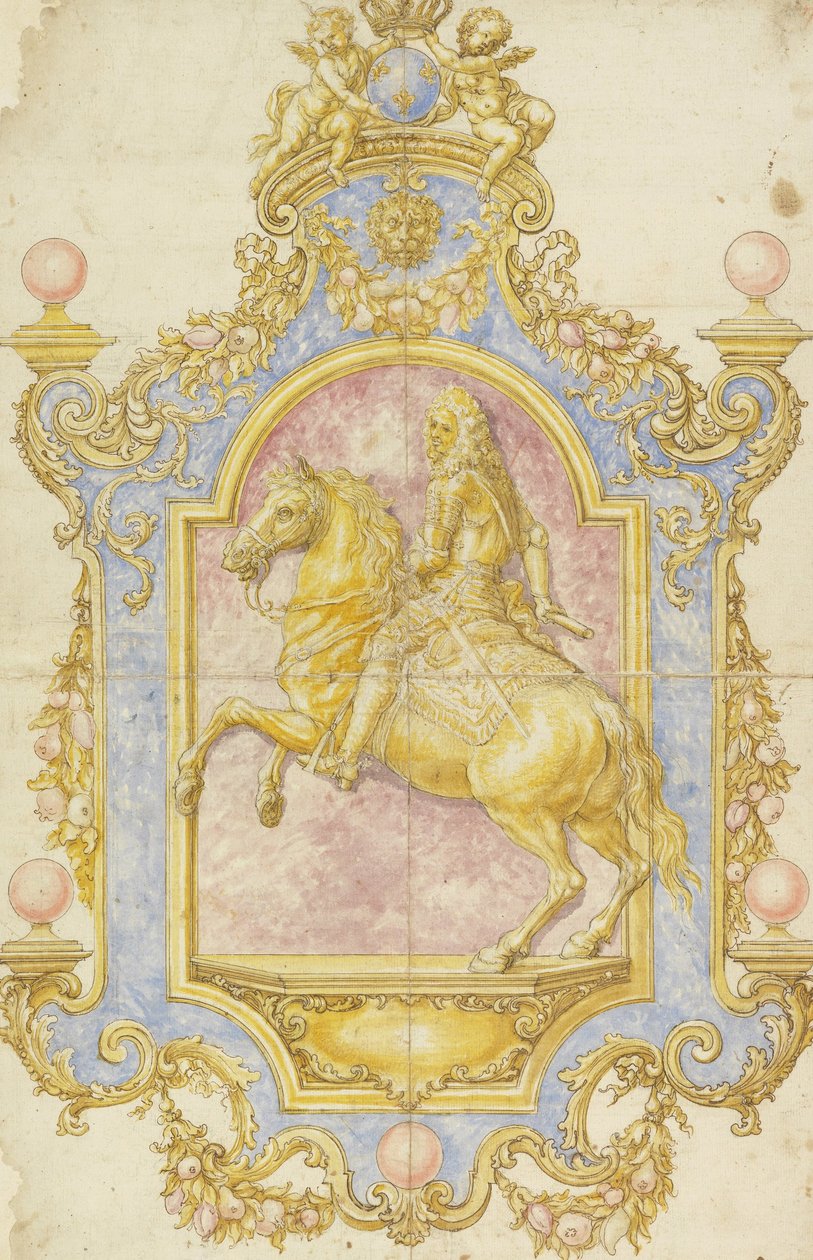 Dekoracja ścienna dla Cosimo III de Medici autorstwa Giovanni Battista Foggini