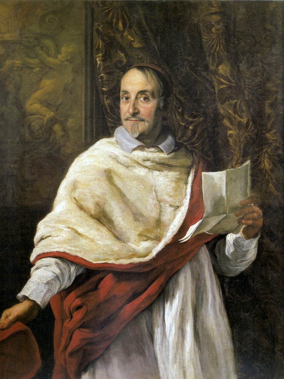 Portret kardynała Luigiego Omodei autorstwa Giovanni Battista Gaulli