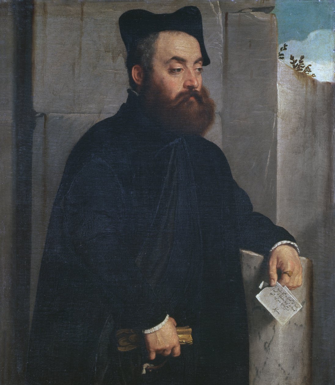 Kanon Ludovico di Terzi, ok. 1560-65 autorstwa Giovanni Battista Moroni