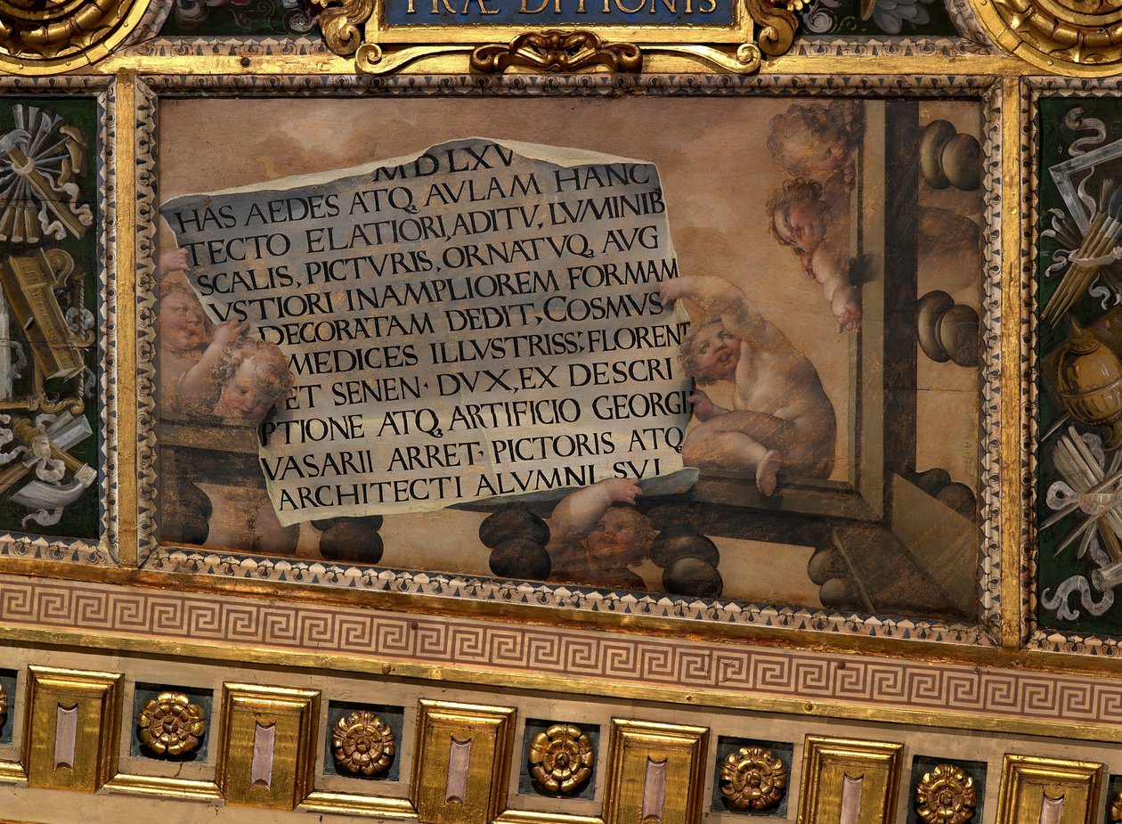 Puttoes zwojem i pismem autorstwa Giovanni Battista Naldini