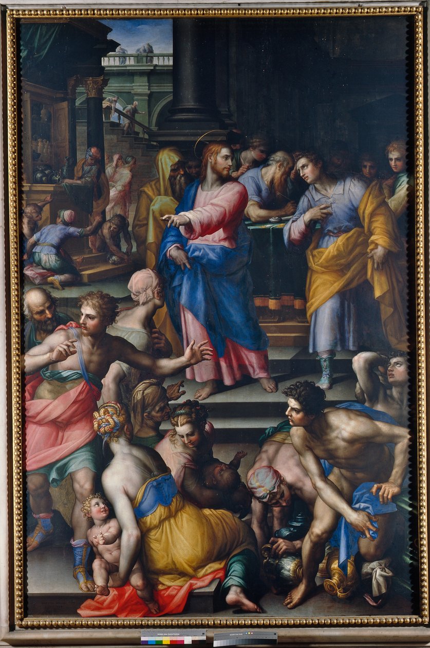 Powołanie św. Mateusza autorstwa Giovanni Battista Naldini