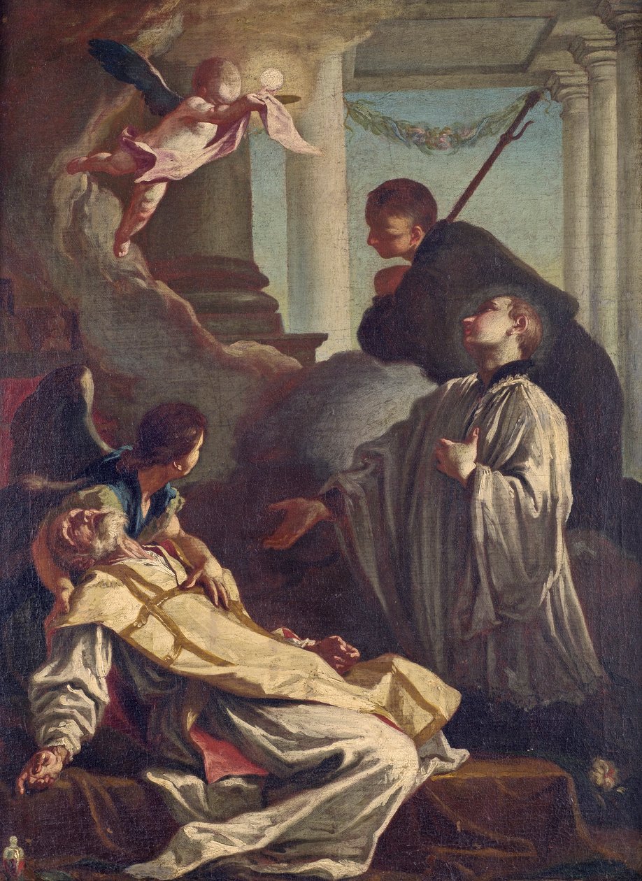 Śmierć św. Andrzeja Avellino autorstwa Giovanni Battista Piazzetta