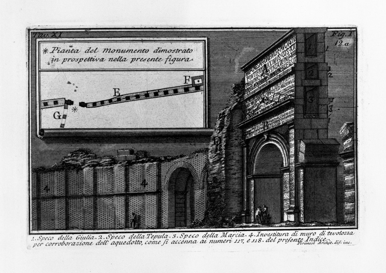 Aqua Julia autorstwa Giovanni-Battista Piranesi