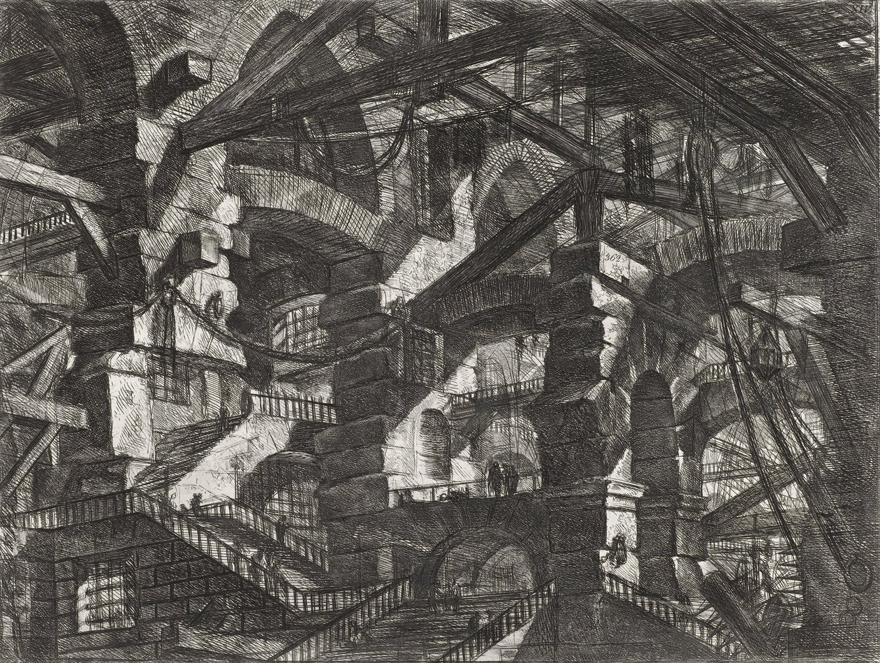 Seria Carceri, płyta XIV autorstwa Giovanni Battista Piranesi