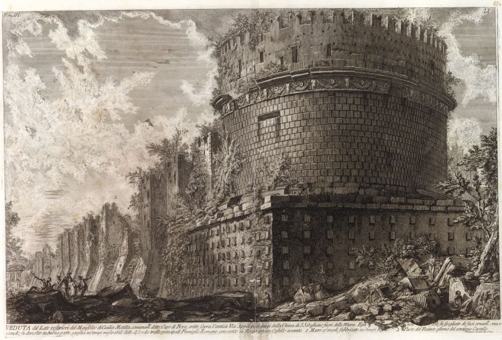 Starożytności rzymskie, tom III, prancha LI autorstwa Giovanni Battista Piranesi