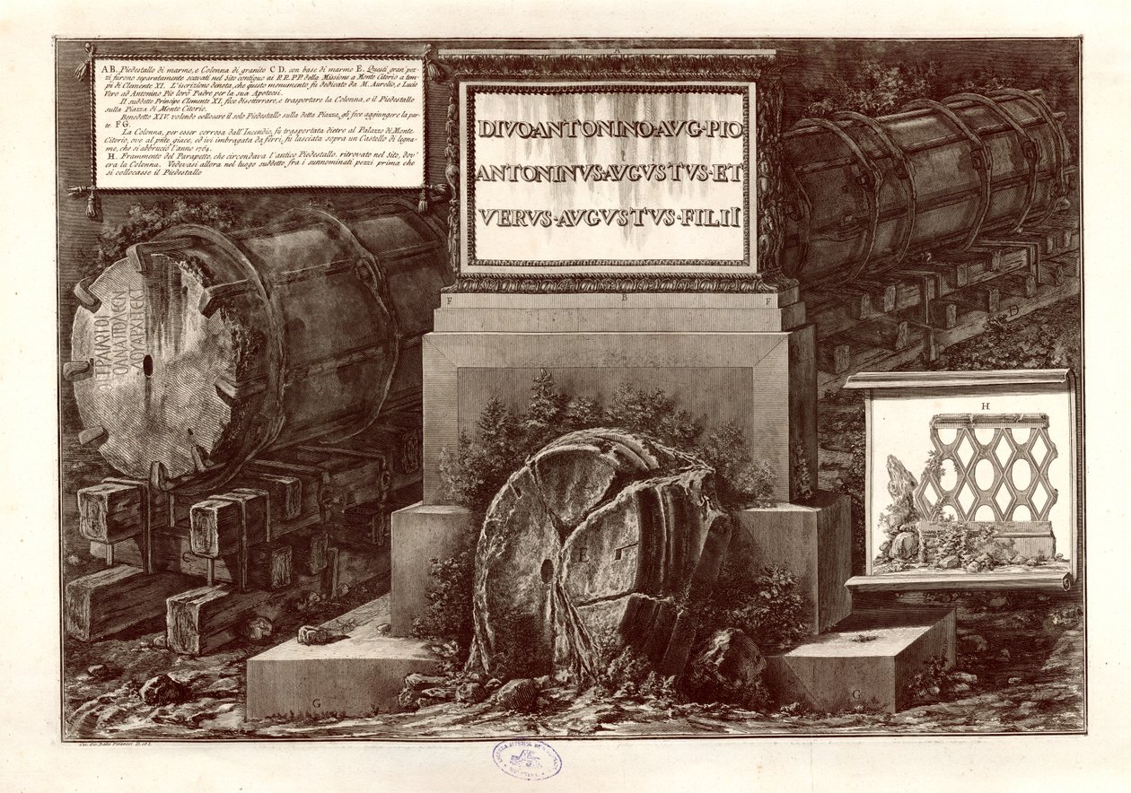 Nieznany obraz autorstwa Giovanni Battista Piranesi