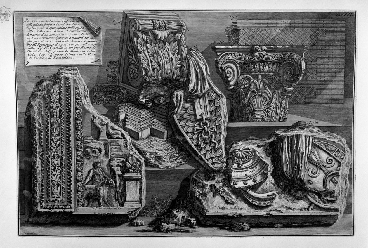 Nieznany obraz autorstwa Giovanni Battista Piranesi