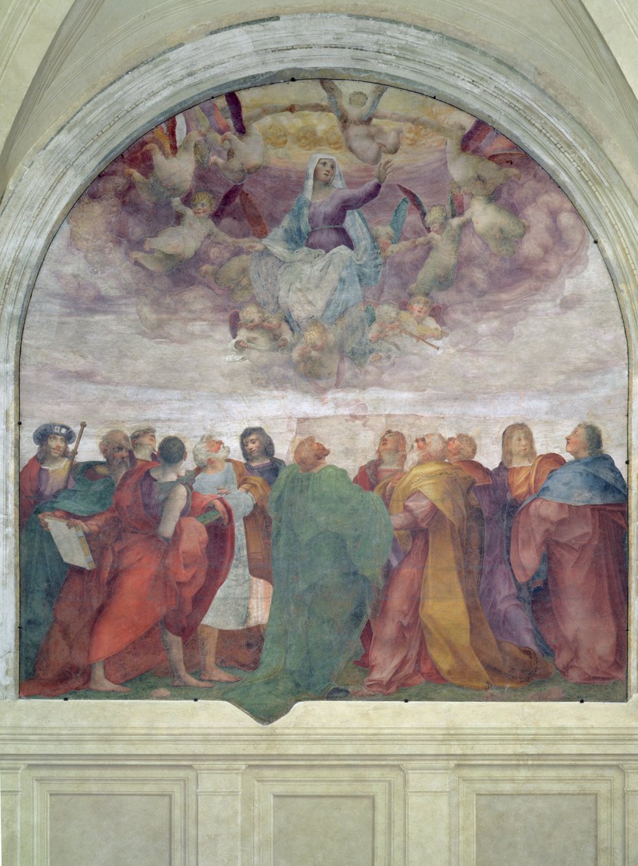 Wniebowzięcie NMP, 1513 autorstwa Giovanni Battista Rosso Fiorentino
