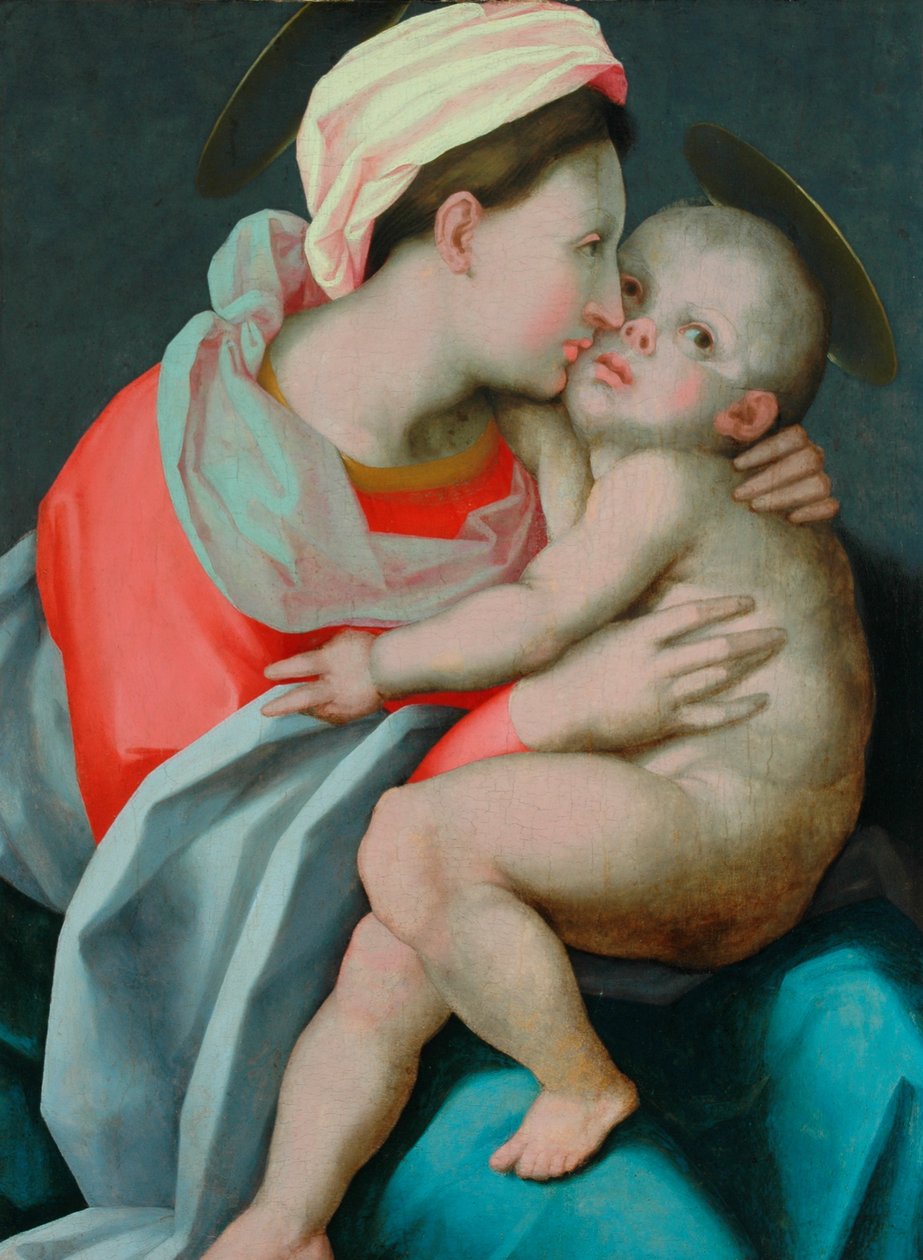 Madonna z Dzieciątkiem autorstwa Giovanni Battista Rosso Fiorentino