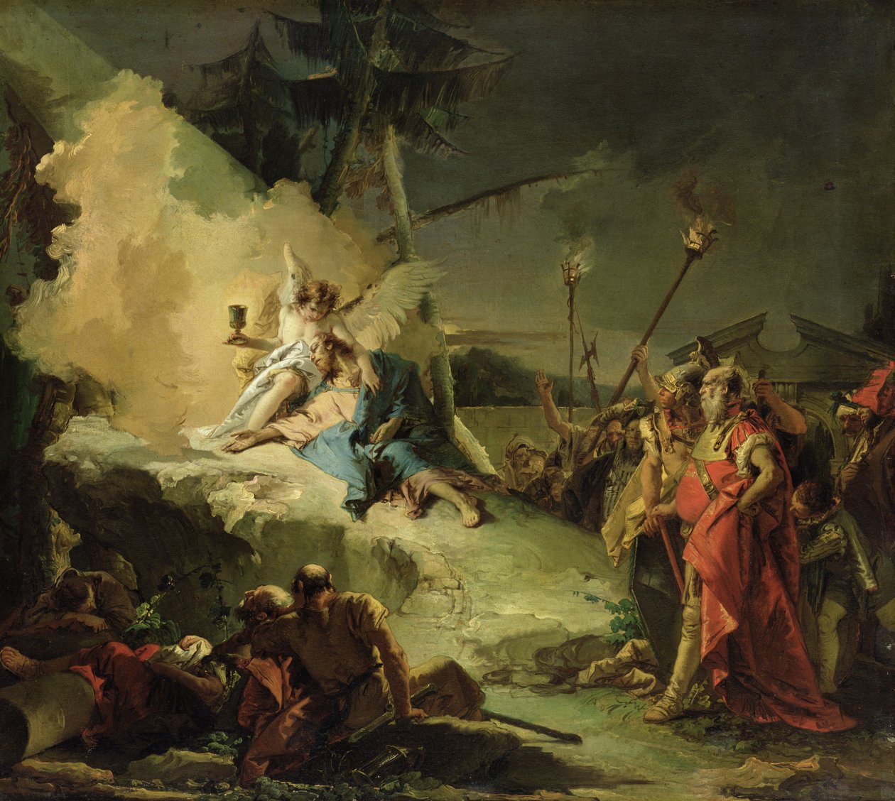 Chrystus w Ogrodzie Getsemani autorstwa Giovanni Battista Tiepolo