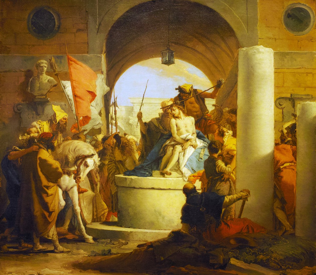 Chrystus ukoronowany cierniem autorstwa Giovanni Battista Tiepolo