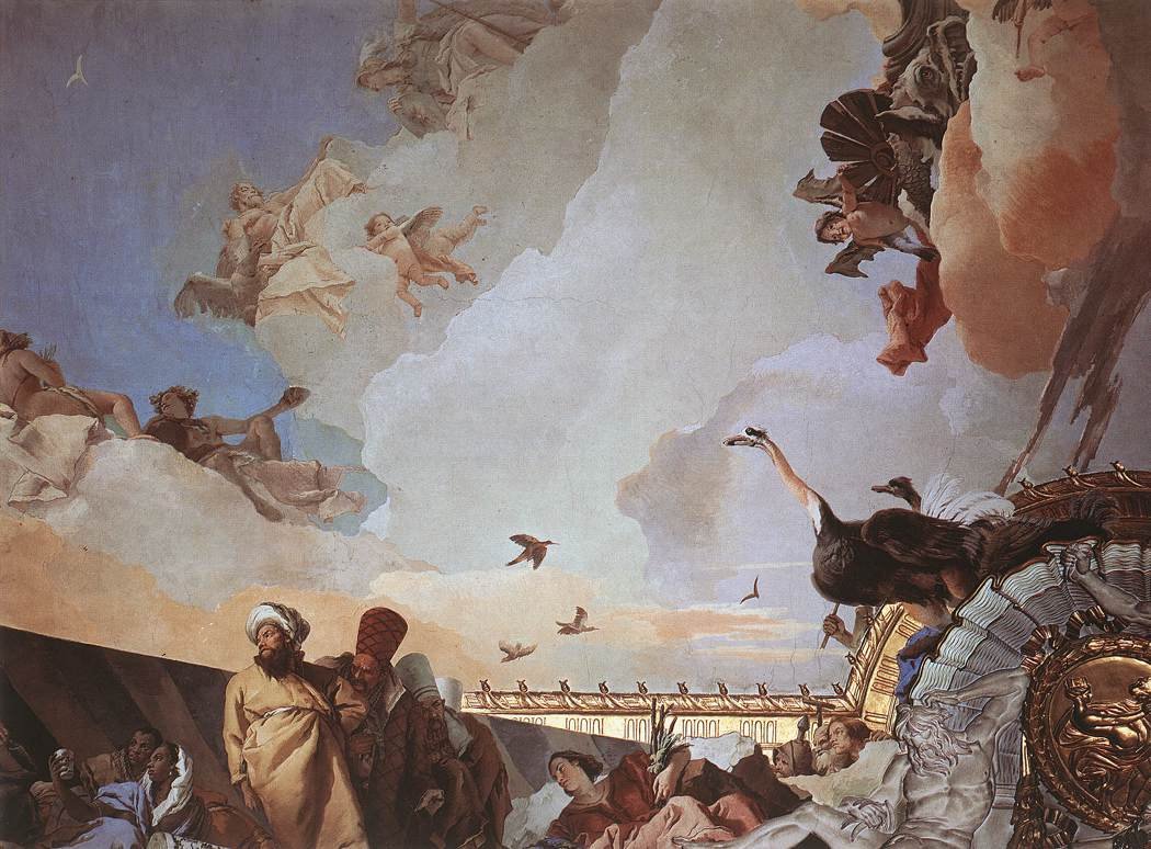 Chwała Hiszpanii autorstwa Giovanni Battista Tiepolo
