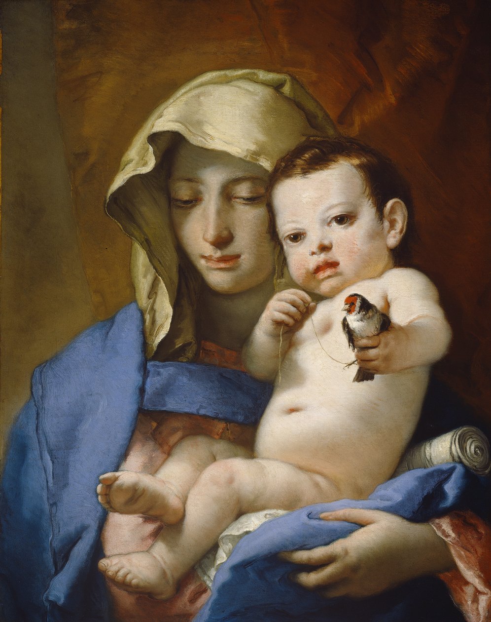 Madonna Szczygieł, ok. 1767-70 autorstwa Giovanni Battista Tiepolo