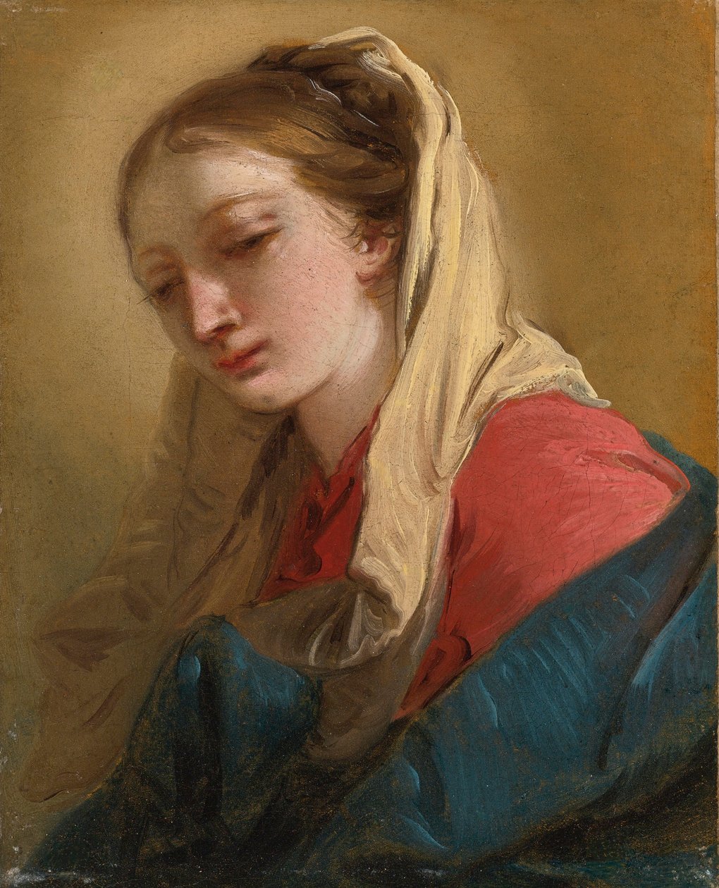 Maria Magdalena ubrana na biało autorstwa Giovanni Battista Tiepolo