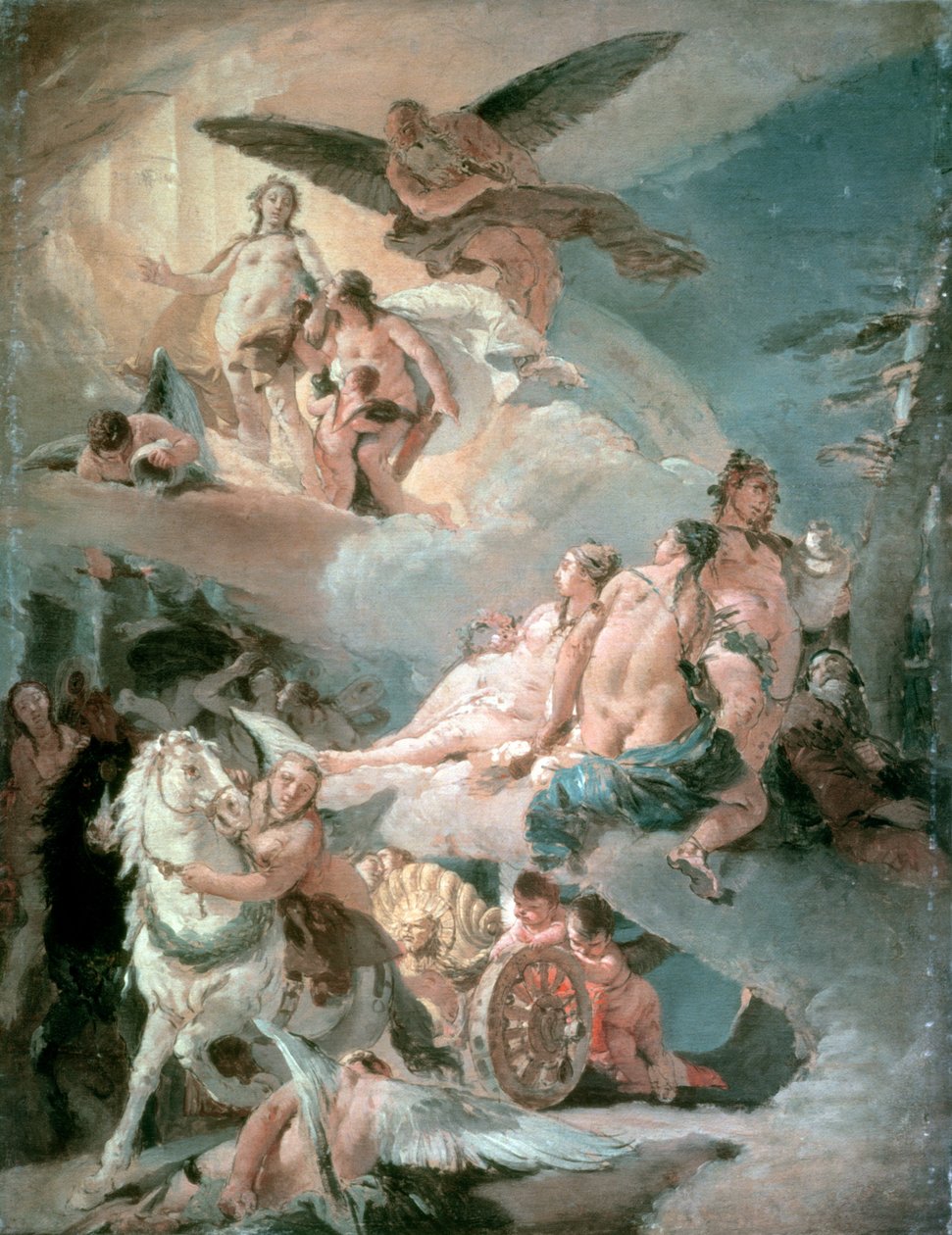 Phaethon i Apollo autorstwa Giovanni Battista Tiepolo