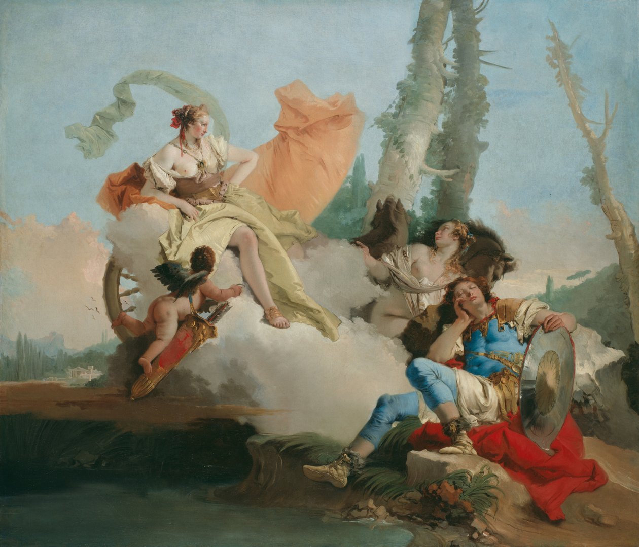 Rinaldo zaczarowany przez Armida autorstwa Giovanni Battista Tiepolo