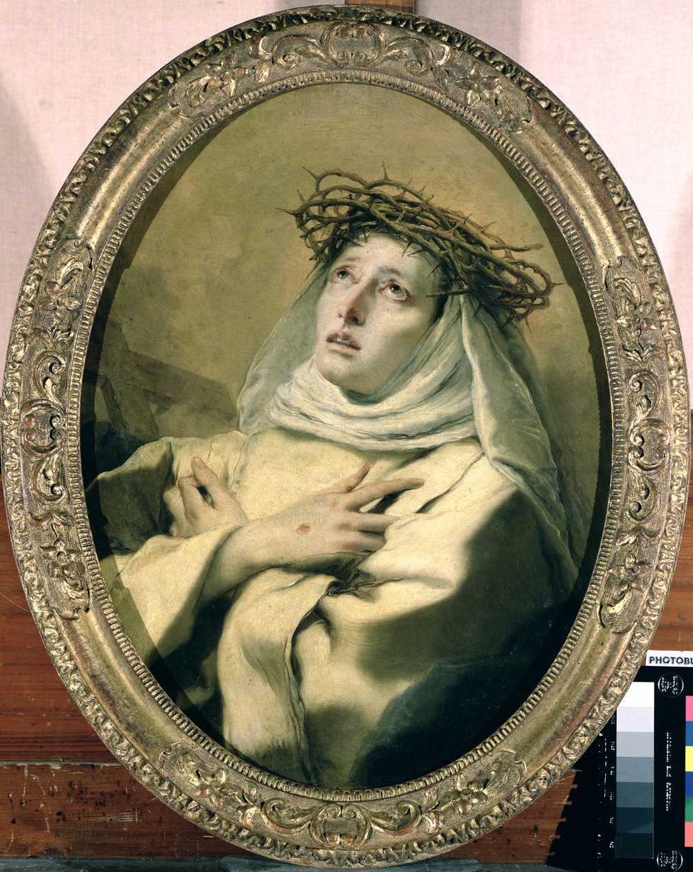 Św. Katarzyna ze Sieny (1347-80), ok.1746 autorstwa Giovanni Battista Tiepolo