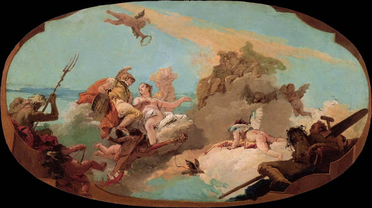 Apoteoza admirała Vettera Pisani autorstwa Giovanni Battista Tiepolo
