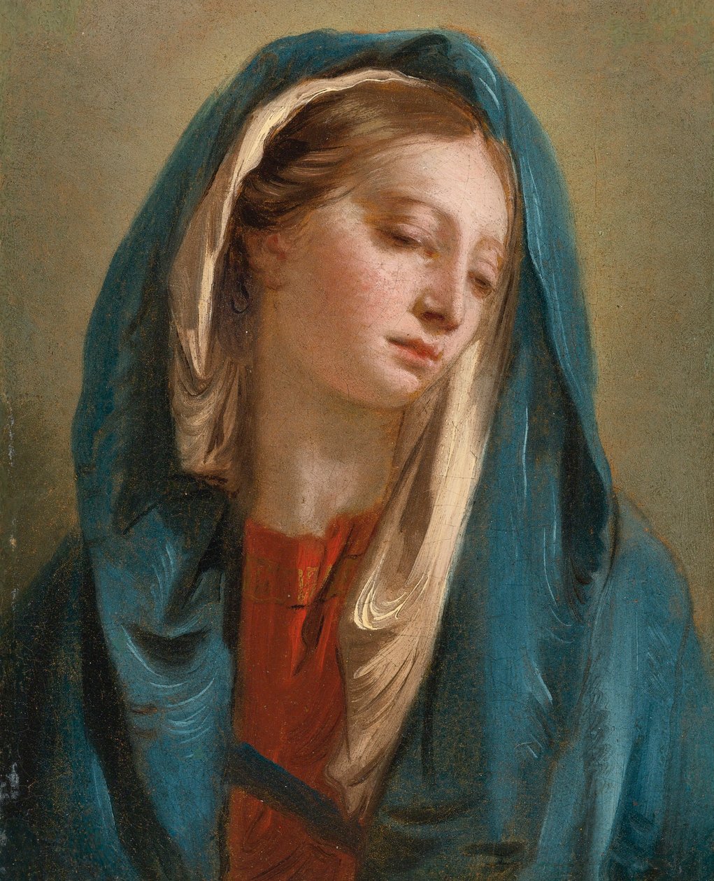 Madonna zwrócona do przodu autorstwa Giovanni Battista Tiepolo