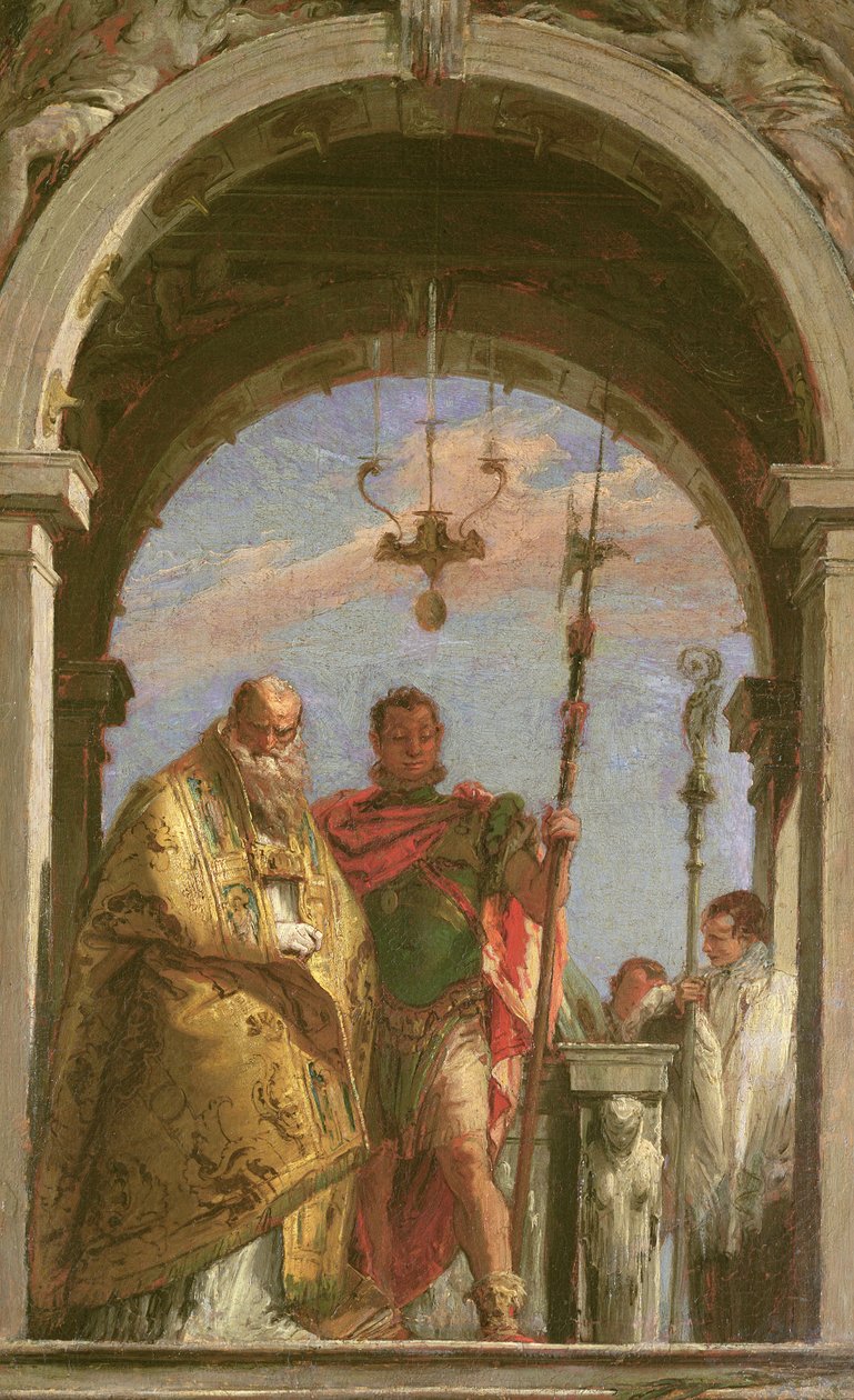 Dwóch świętych autorstwa Giovanni Battista Tiepolo