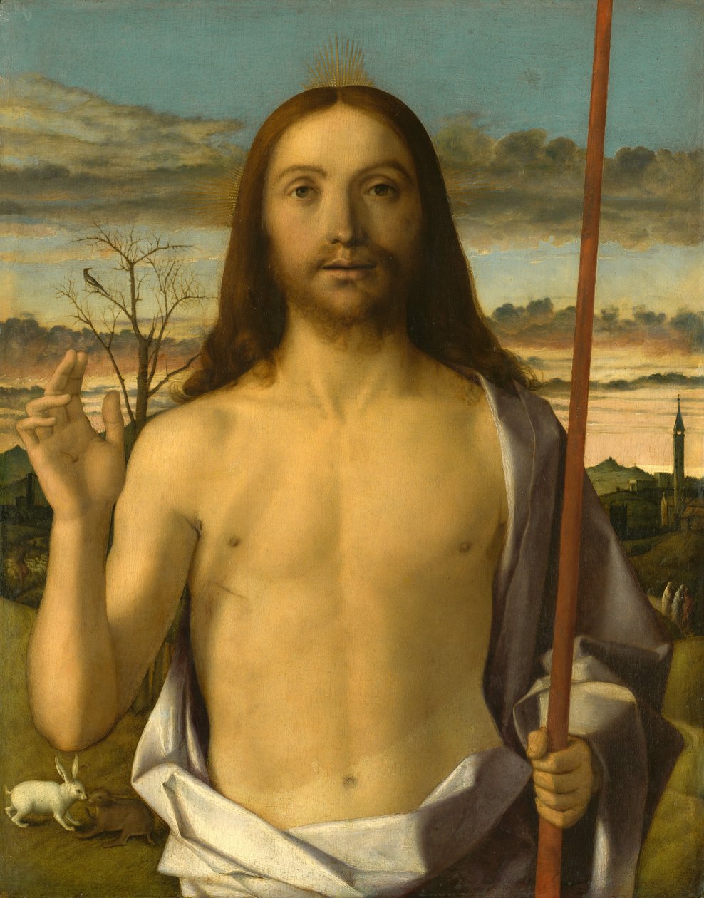 Błogosławieństwo Chrystusa autorstwa Giovanni Bellini