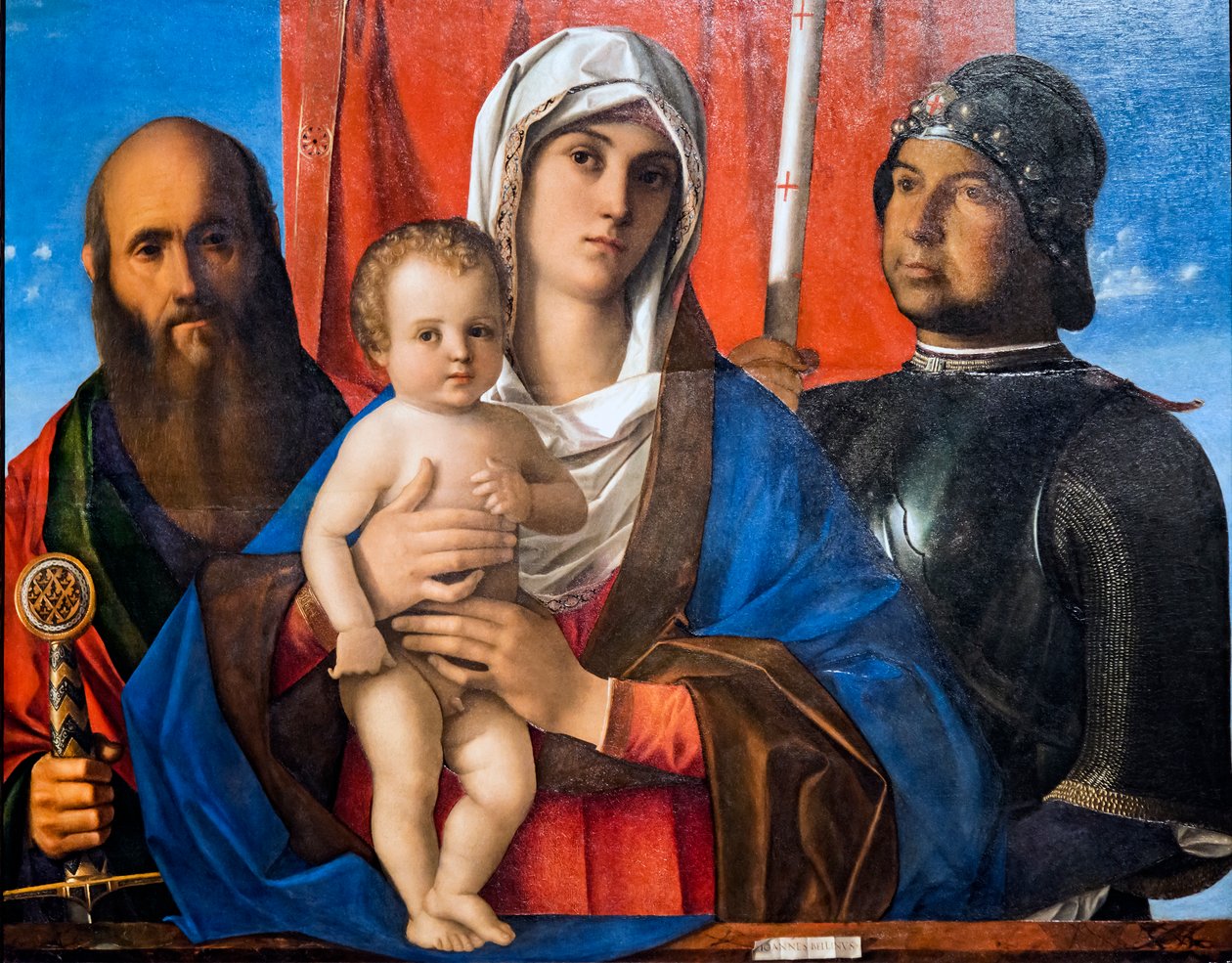 Madonna z Dzieciątkiem, ze św. Pawłem i św. Jerzym autorstwa Giovanni Bellini