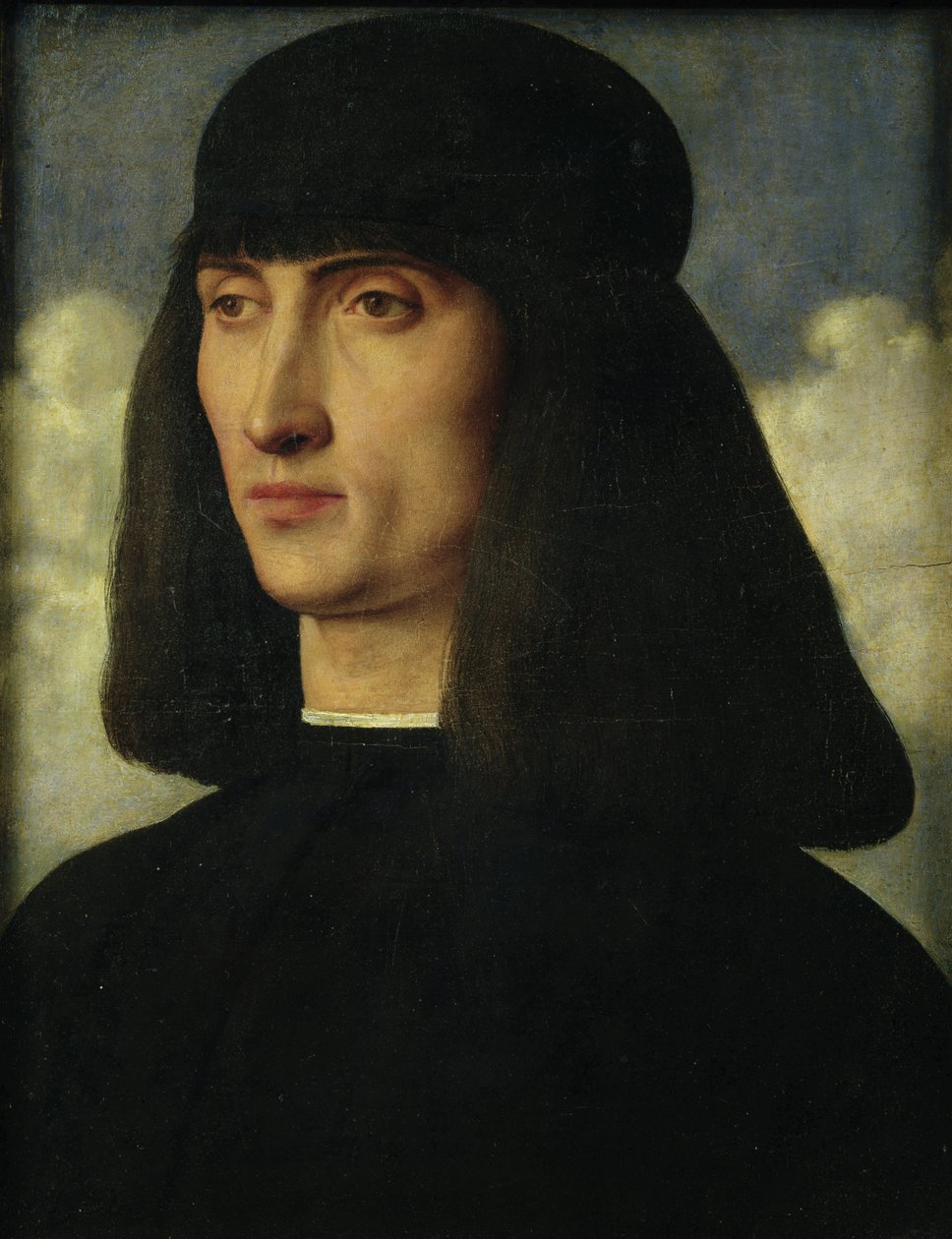 Portret młodego mężczyzny, ok. 1500 autorstwa Giovanni Bellini