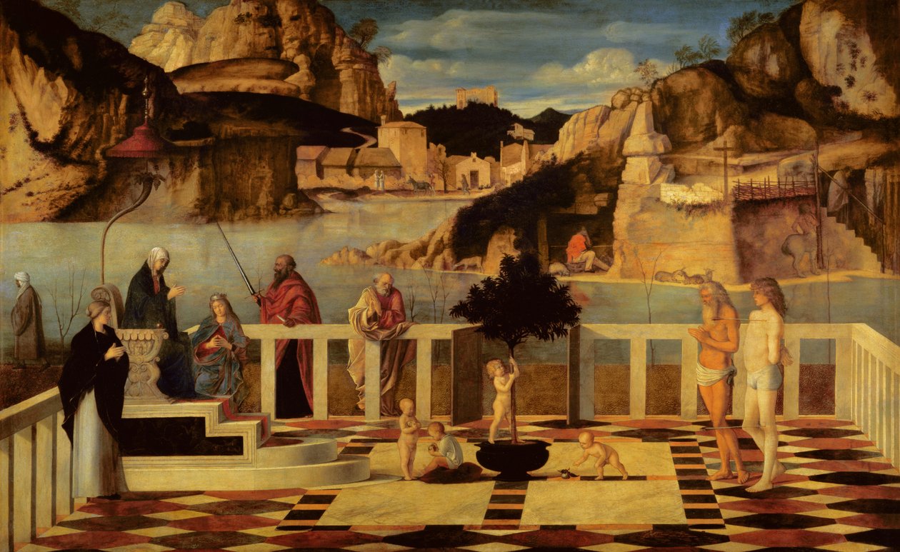 Święta Alegoria, c.1487 autorstwa Giovanni Bellini