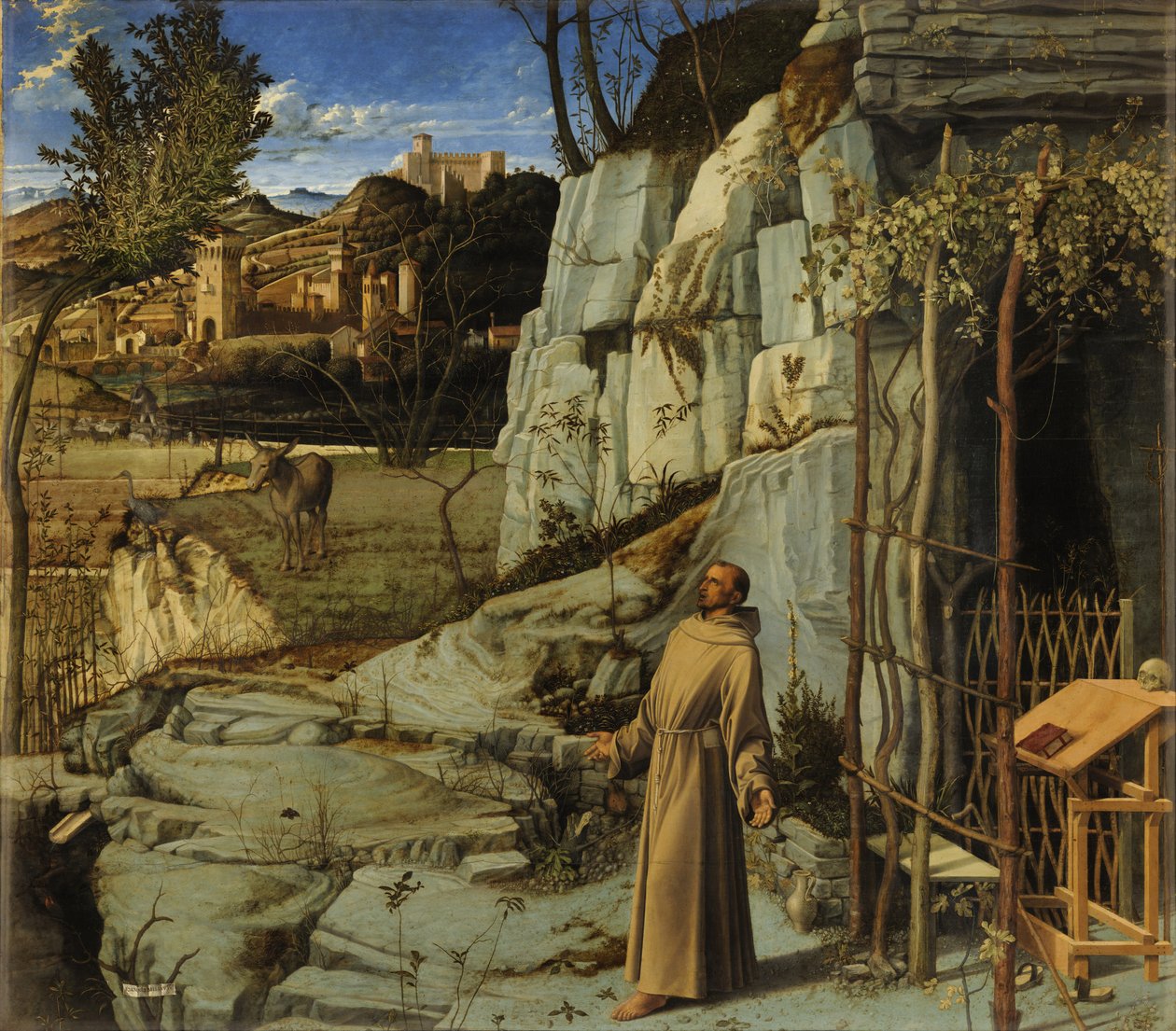 Święty Franciszek na pustyni autorstwa Giovanni Bellini
