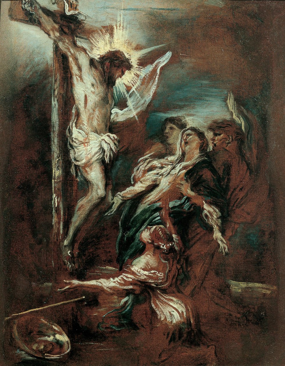 Ukrzyżowanie autorstwa Giovanni Benedetto Castiglione