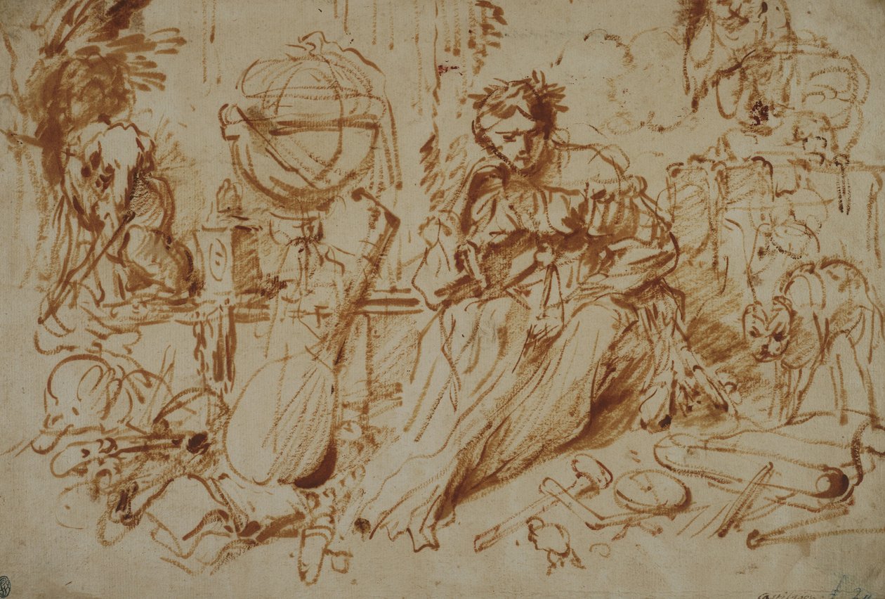 Melancholia autorstwa Giovanni Benedetto Castiglione