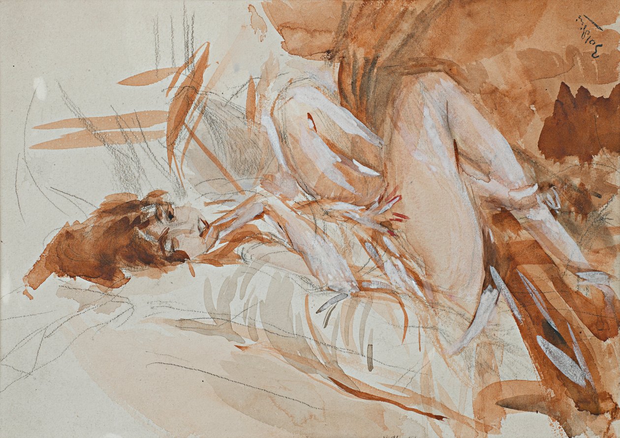 Leżąca Ladyn autorstwa Giovanni Boldini