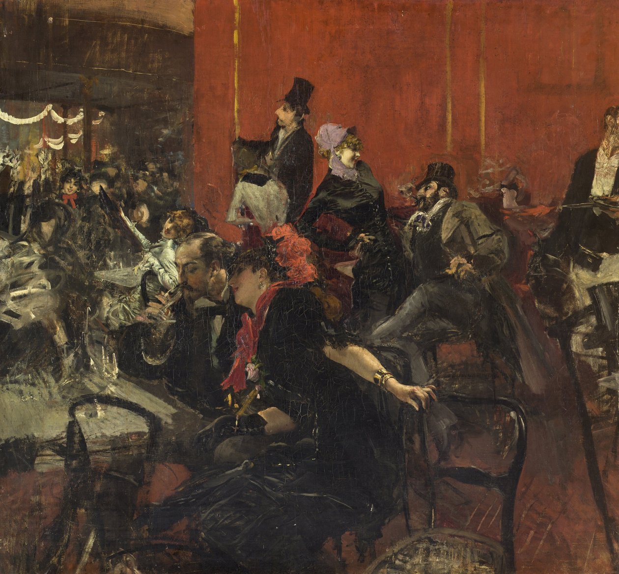 Scena uczty autorstwa Giovanni Boldini