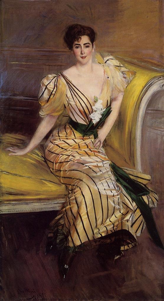 Portret Madame Josephiny Alvear de Errazuriz autorstwa Giovanni Boldini