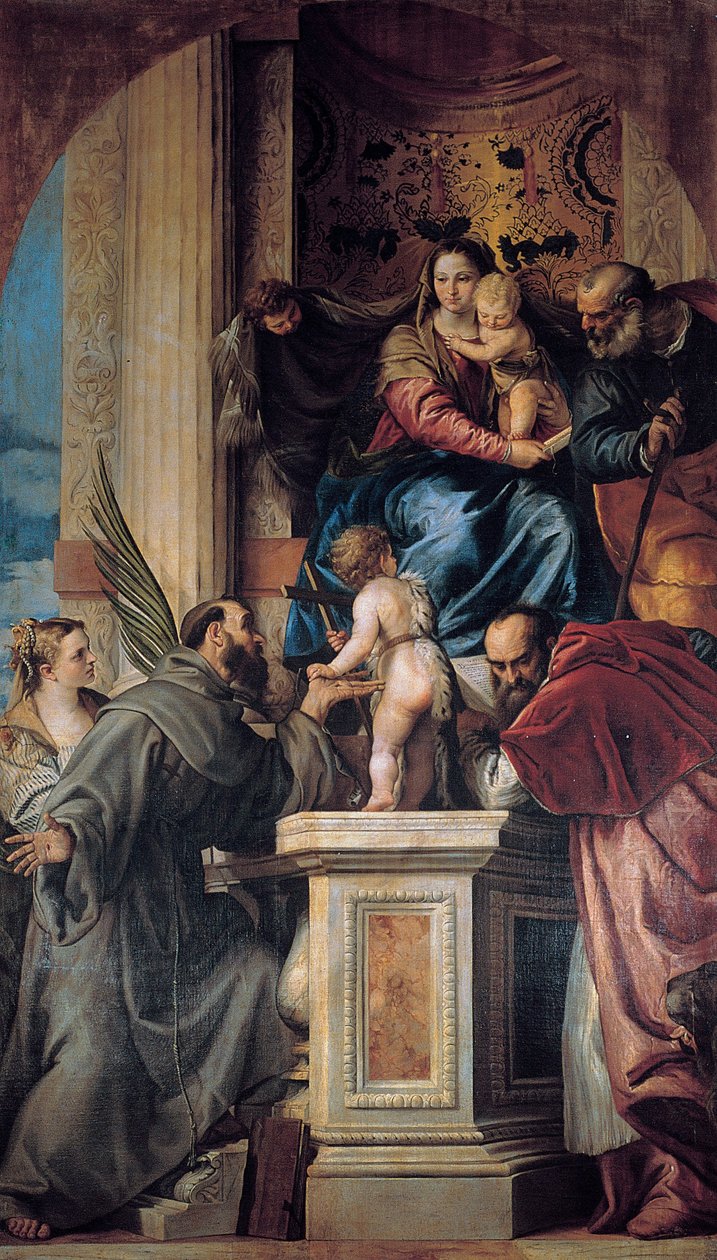 Madonna z Dzieciątkiem i Świętymi autorstwa Giovanni Battista Bonacina