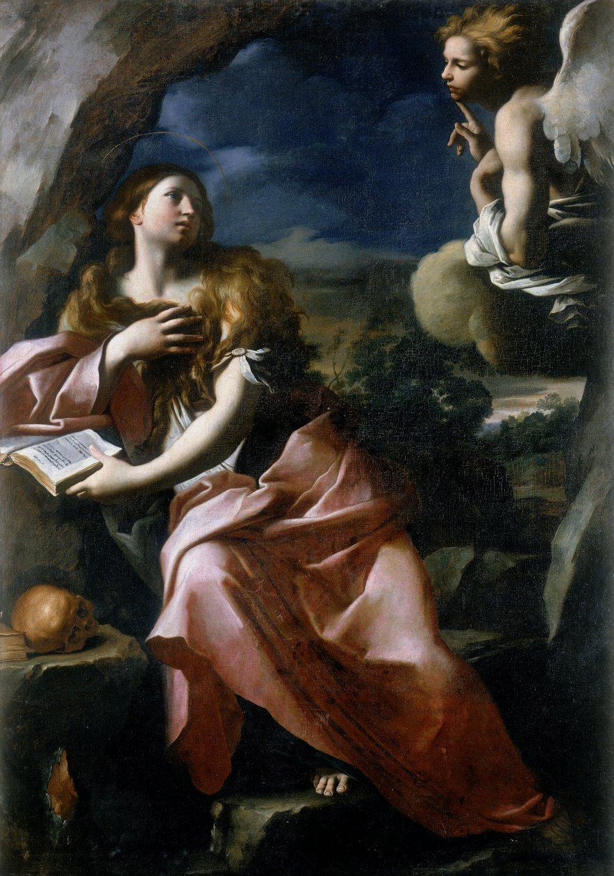 Skruszona Maria Magdalena na pustyni autorstwa Giovanni Domenico Cerrini