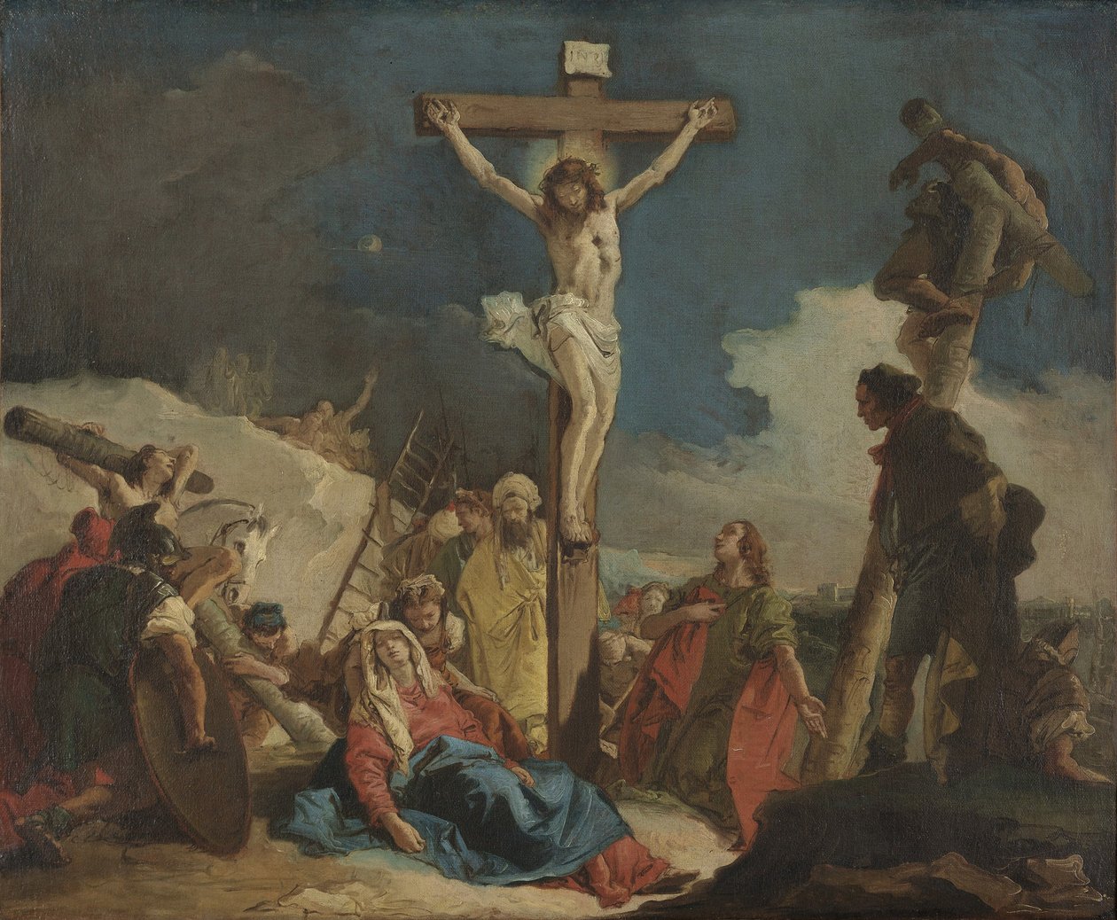 Golgota autorstwa Giovanni Domenico Tiepolo