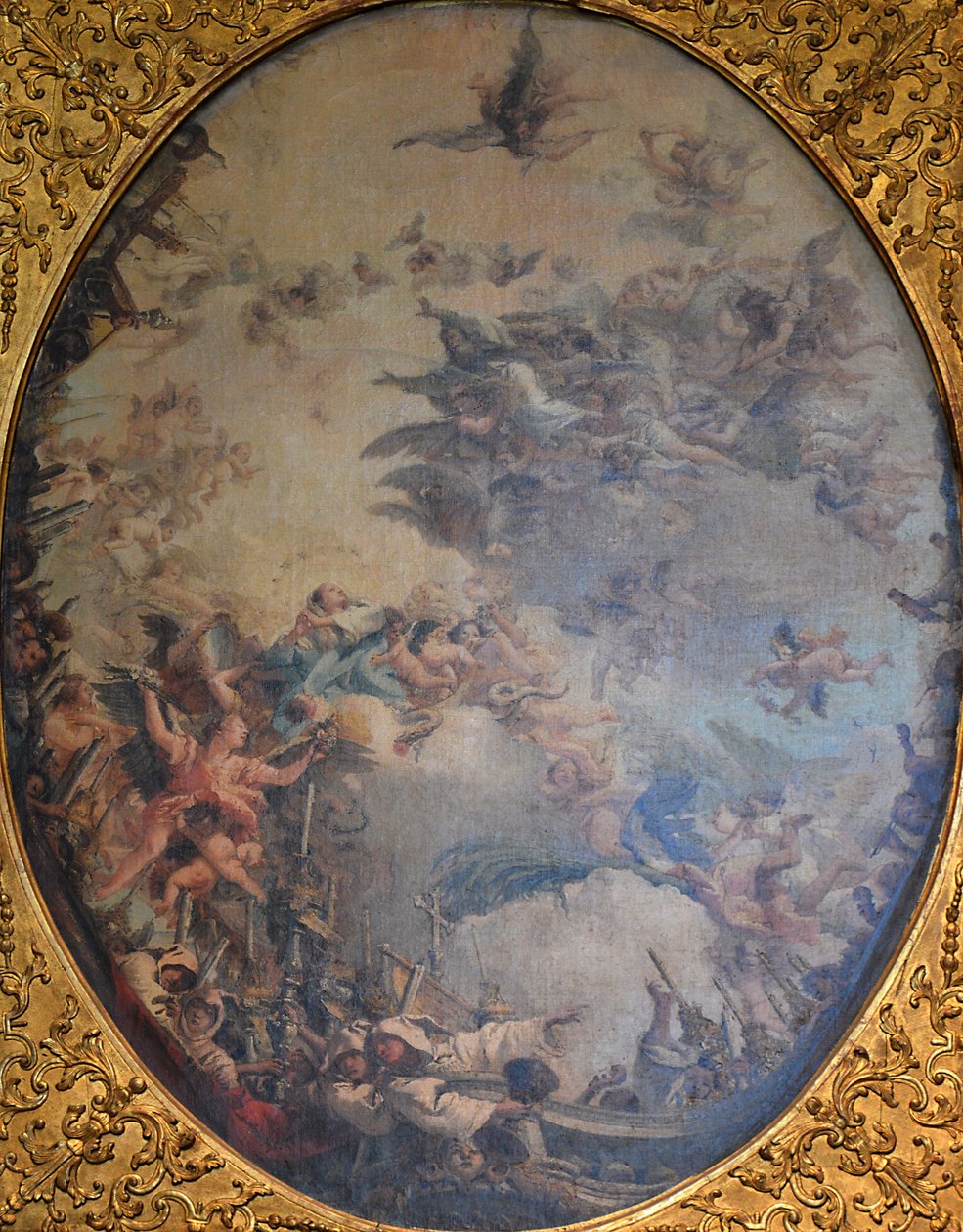 Triumf religii autorstwa Giovanni Domenico Tiepolo