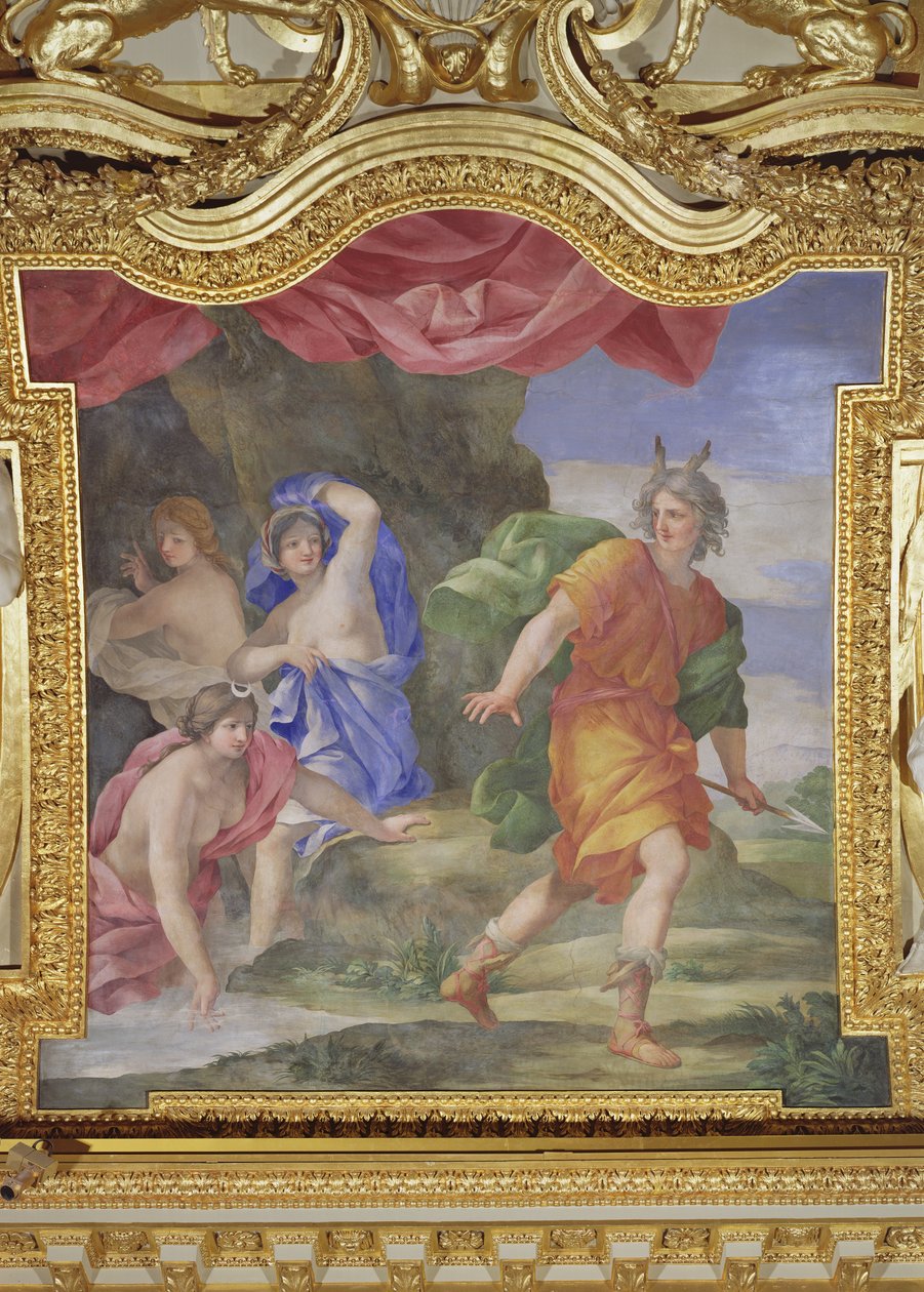 Diana i Akteon autorstwa Giovanni Francesco Romanelli