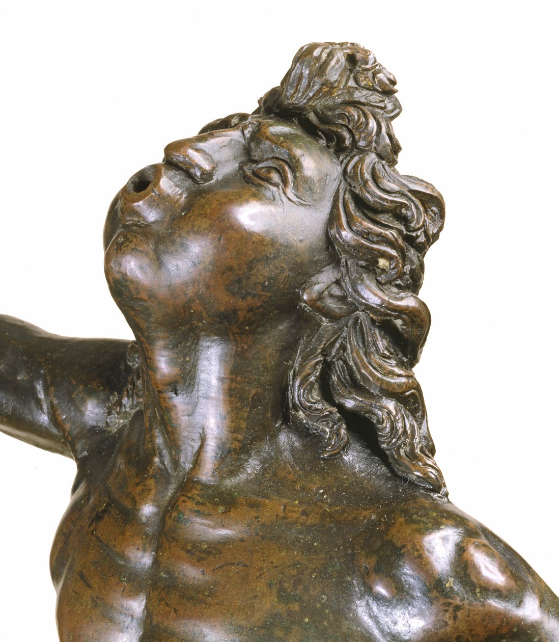 Szczegół lotu Merkurego, stop miedzi ok.1515, brekcja i drewno autorstwa Giovanni Francesco Rustici