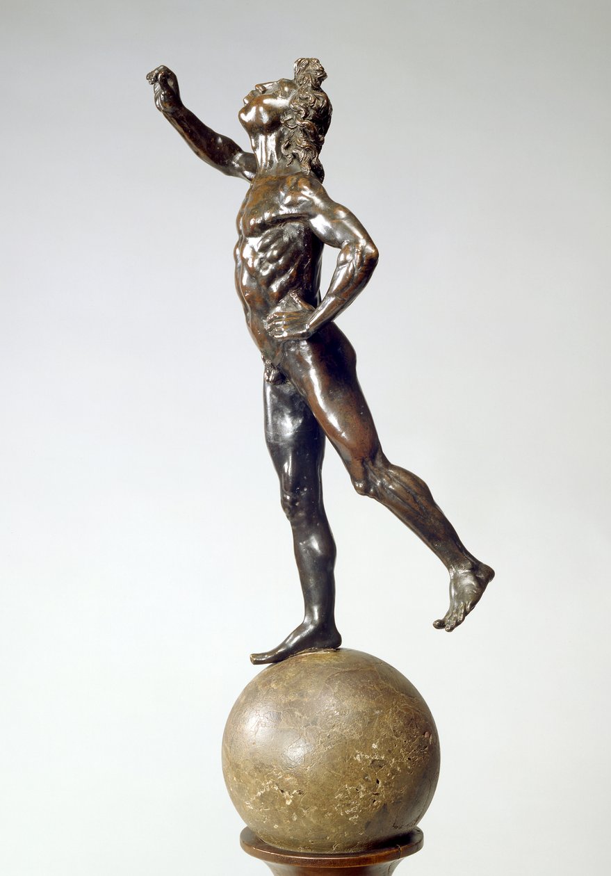 Merkury w locie, ok. 1515 (stop miedzi, brekcja i drewno) autorstwa Giovanni Francesco Rustici