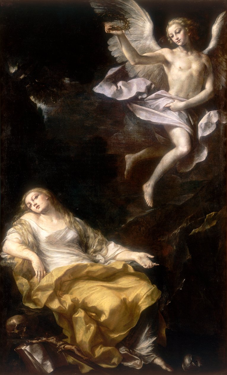 Maria Magdalena, dzieło Gian Gioseffo Dal Sole, zachowane w Galerii Estense w Modenie autorstwa Giovanni Gioseffo da Sole