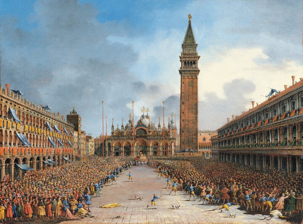 Doża w Pozzetto na Piazza San Marco autorstwa Giovanni Grubacs