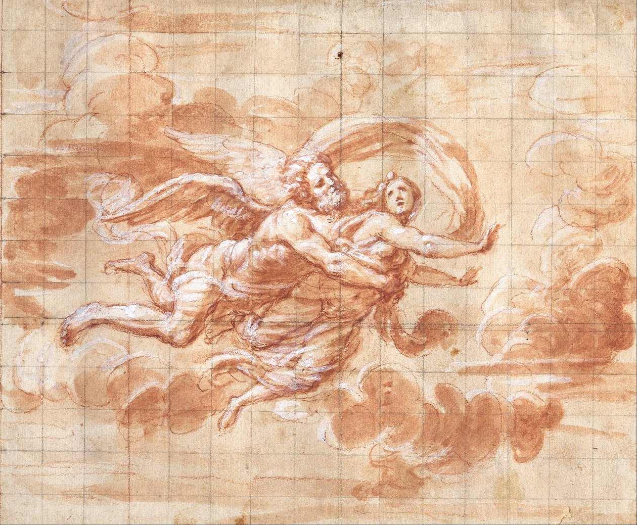 Boreas porywający Orithyia autorstwa Giovanni Maria Morandi