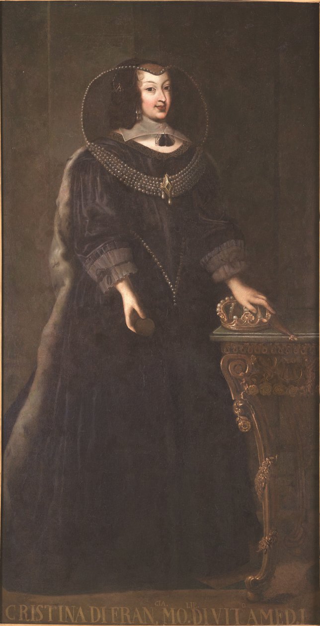 Portret Krystyny Francuskiej autorstwa Giovanni Panealbo or Panalbo