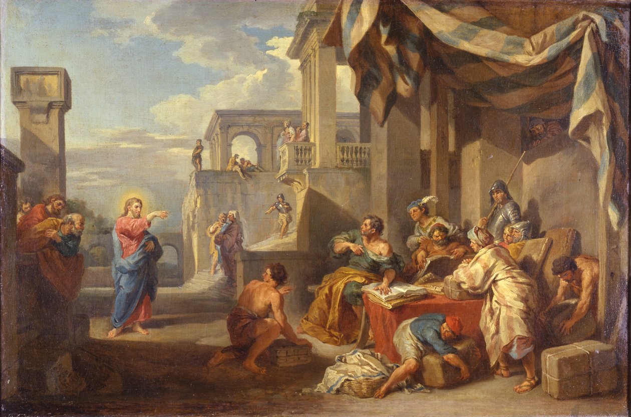 Powołanie św. Mateusza autorstwa Giovanni Paolo Pannini
