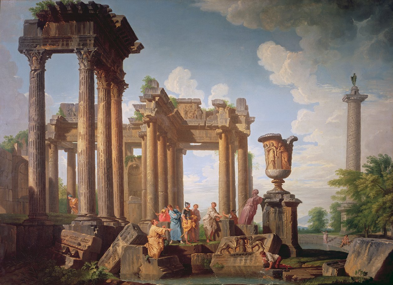 Scena klasyczna autorstwa Giovanni Paolo Pannini